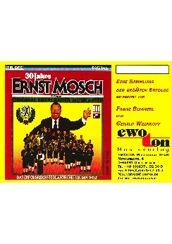 Musiknoten 30 Jahre Ernst Mosch - Stimmen